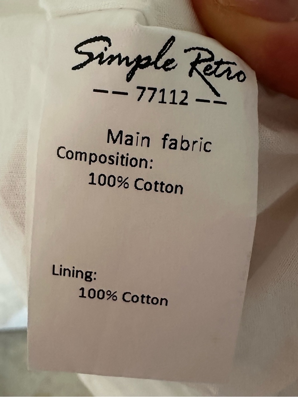 Simple Retro Embroidered Prairie Dress 100% Cotton - Picture 12 of 14
